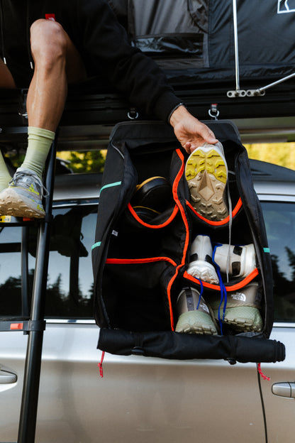 Camping Shoe Storage System