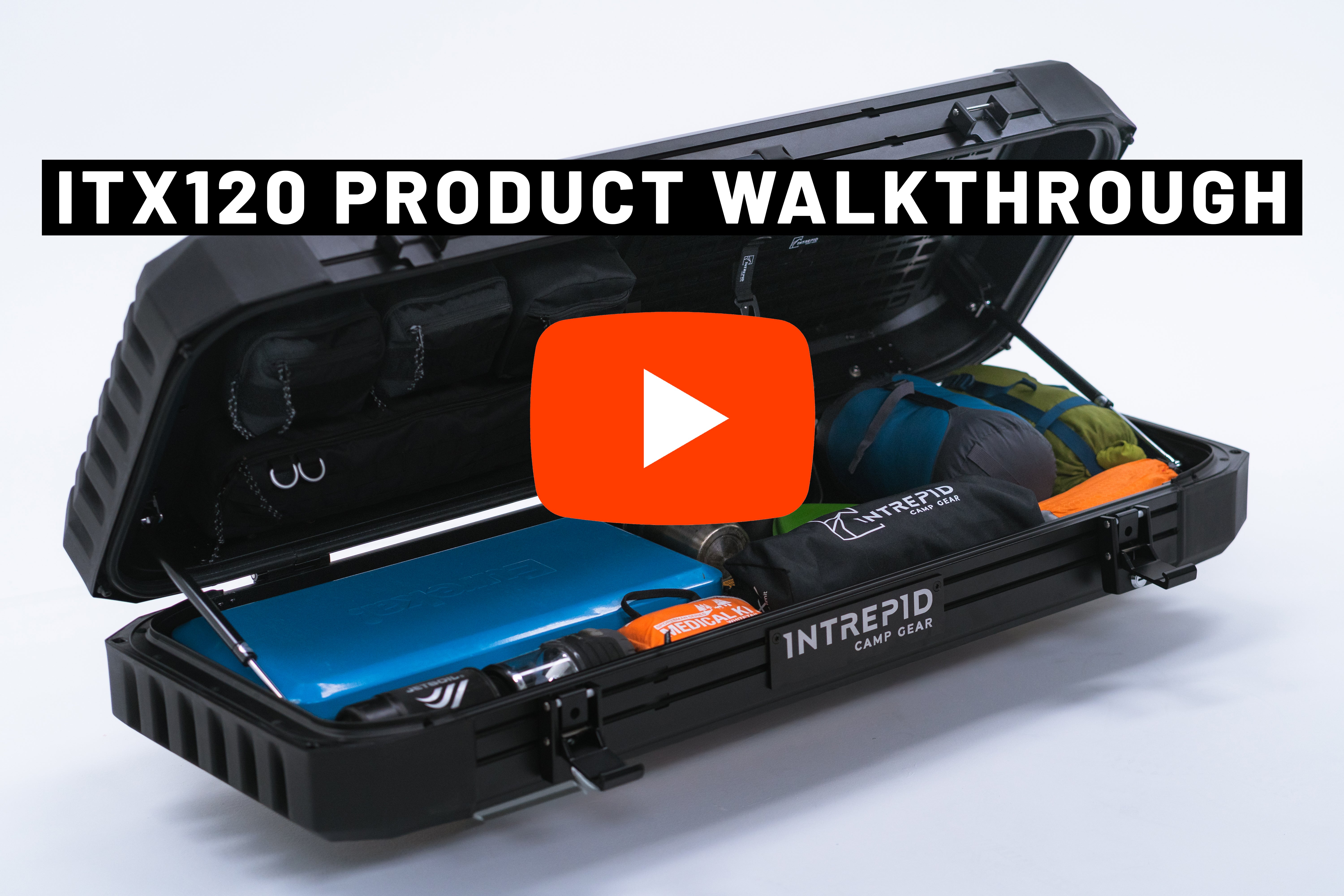 ITX120 Cargo Case - 120L Roof Rack Storage – Intrepid Camp Gear