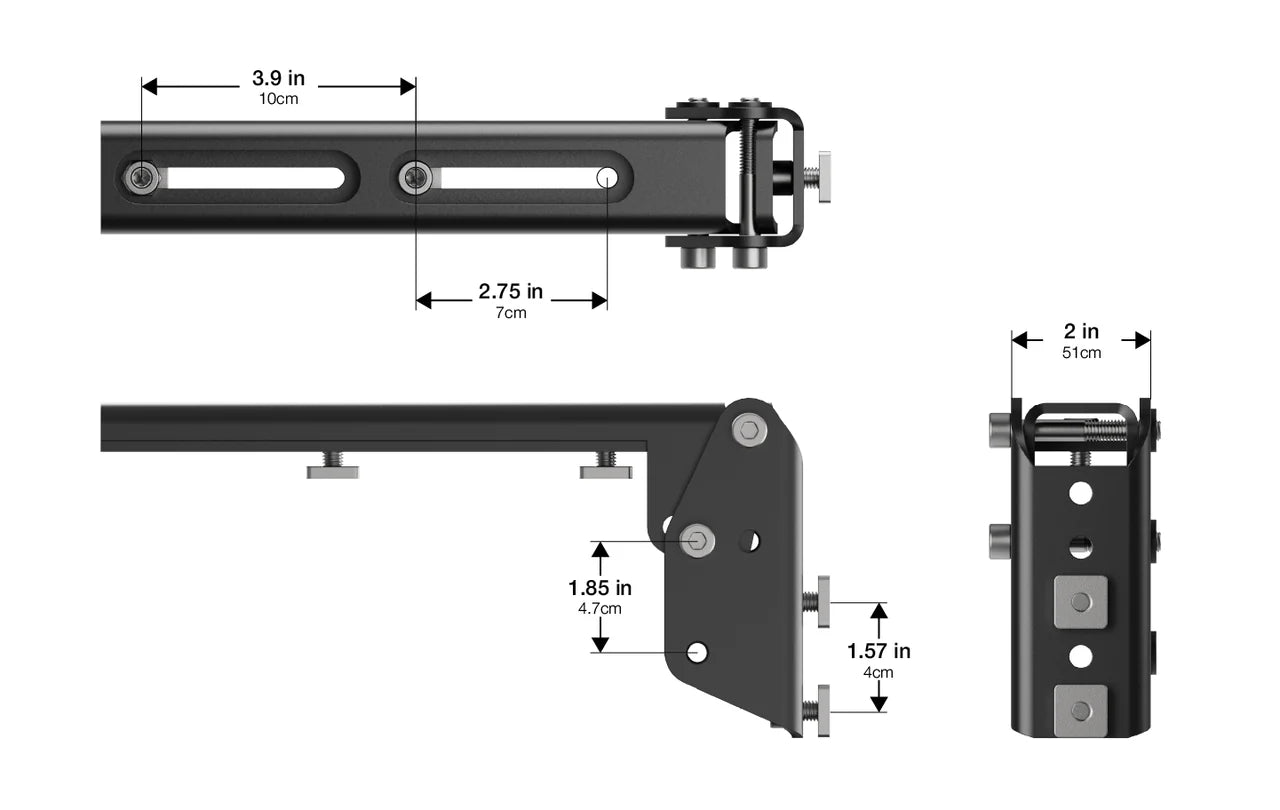 Intrepid x Kammok Crosswing Awning Side Mount Kit - Intrepid Camp Gear