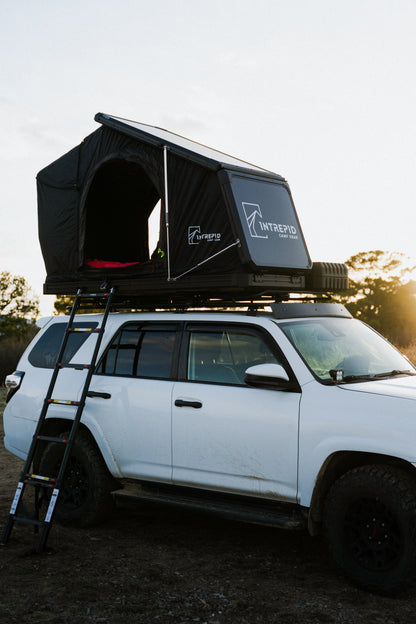 tent 4runner Intrepid Camp Gear Geo SOLO Hardshell Rooftop Tent – 60‐Second Setup, 1‐Person, Lightweight, 36% More Space & Headroom