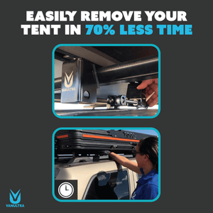 Vanultra Roof Top Tent Quick Release Mounts (Fit for Intrepid Camp Gear)