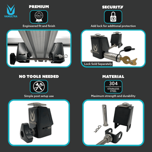 Vanultra Roof Top Tent Quick Release Mounts (Fit for Intrepid Camp Gear)