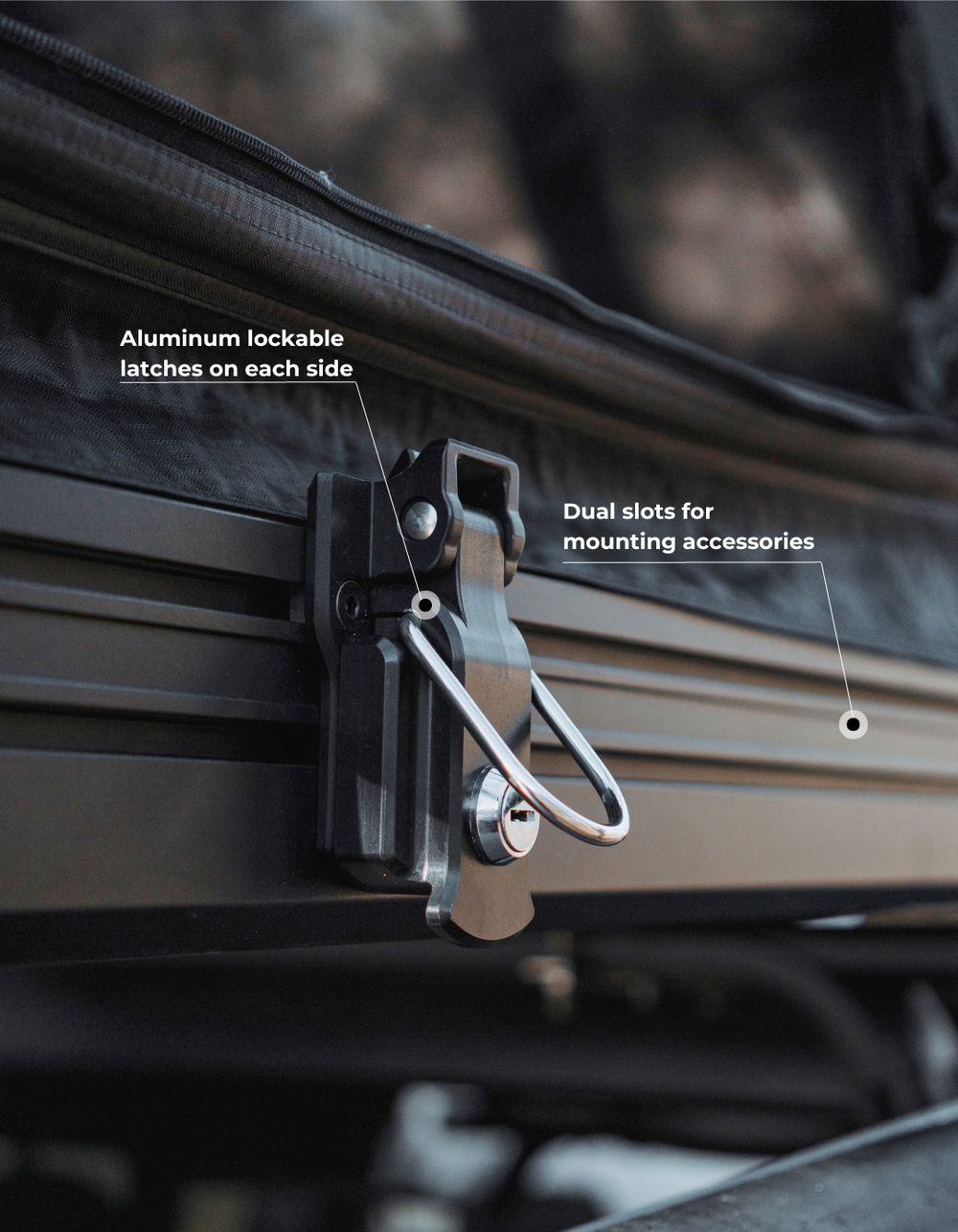 T-Nut Schienen für die Montage von zusätzlichem Zubehör